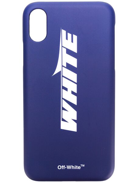  Off-white Logo Iphone X Case - Blue 