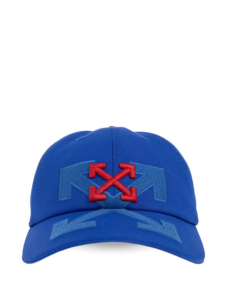  Off-white Logo-patch Baseball Cap - Blue 