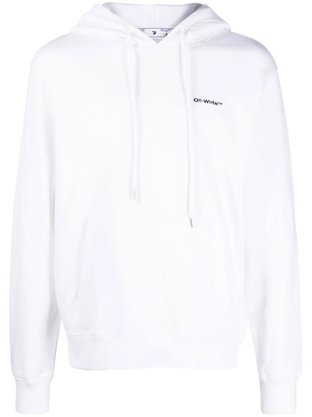  Off-white Logo-print Drawstring Hoodie 