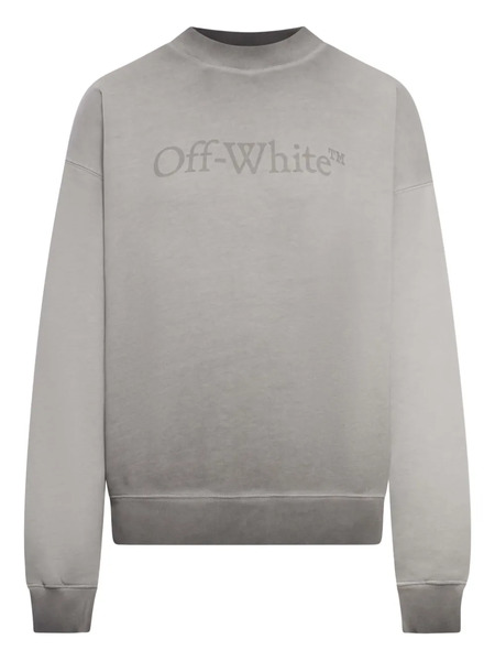  Off-white Logo Print Laundry Skate Sweatshirt - Grey 