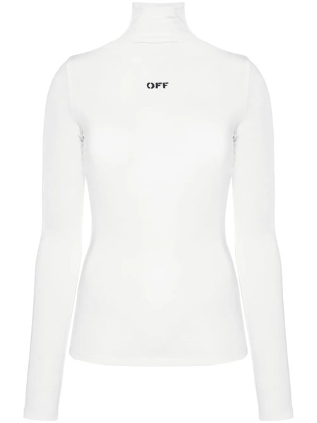  Off-white Logo-print Second-skin Top 