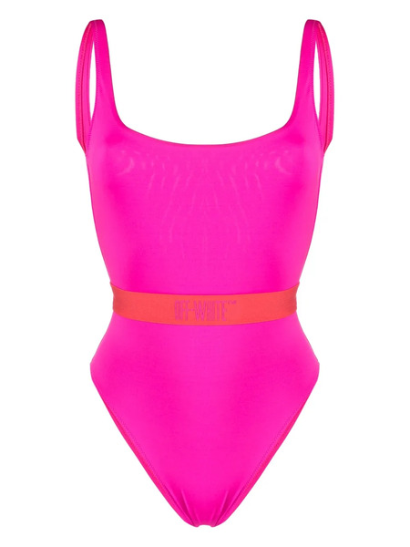  Off-white Logo-strap Swimsuit - Pink 