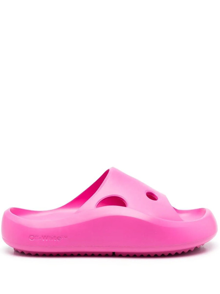  Off-white Meteor Rubber Slides - Pink 