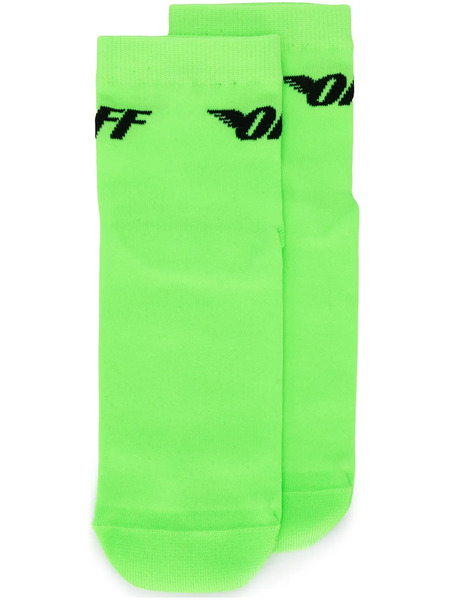  Off-white Off Wings Short Socks - Green 