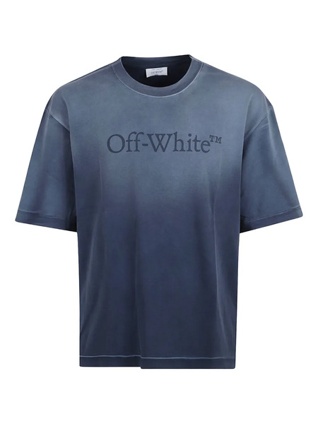  Off-white Ombre-effect Logo T-shirt - Blue 