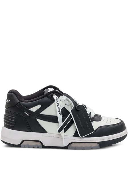  Off-white Out Of Office Leather Sneakers - Black 