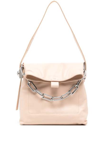  Off-white Ow Booster Leather Shoulder Bag - Orange 