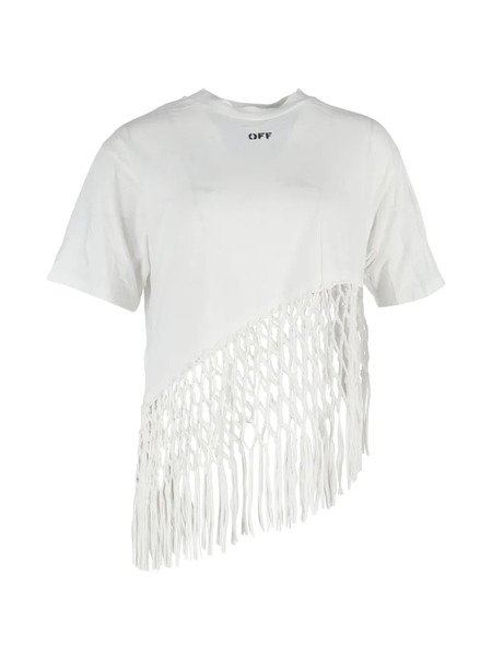  Off-white Pre-owned Asymmetric Cotton T-shirt 