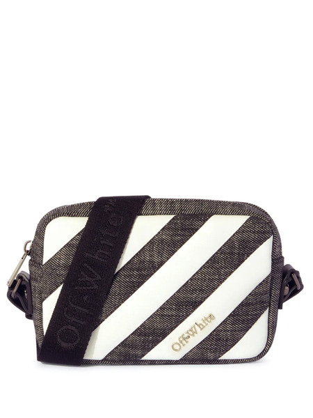  Off-white Quilting Shoulder Bag - Black 