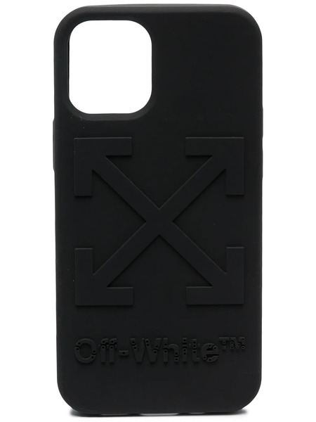  Off-white Raised Arrows Logo Iphone 12 Mini Case - Black 