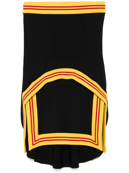  Off-white Raised-logo Mini Dress - Black 