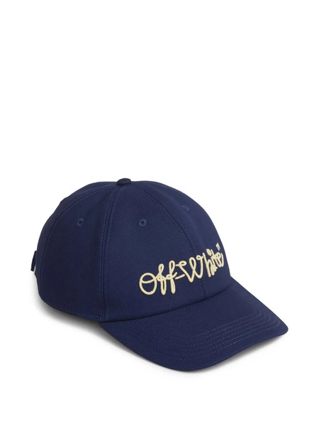  Off-white Script-logo Baseball Cap - Blue 