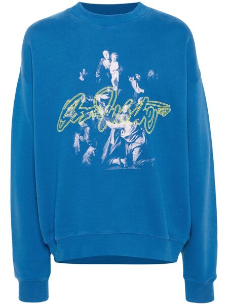 Off-white Script Mary Sweatshirt - Blue 