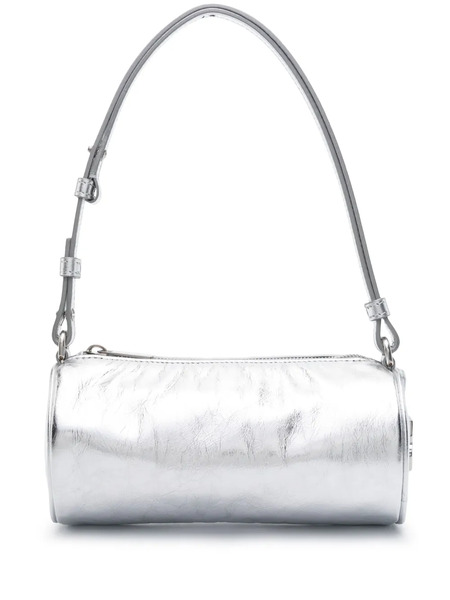  Off-white Small Torpedo Leather Shoulder Bag - Silver 