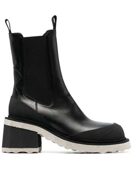  Off-white Sponge-sole Chelsea Boots - Black 