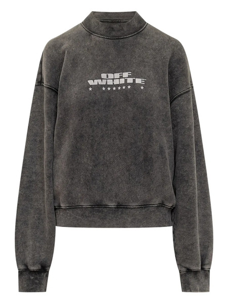  Off-white Star Crew Sweatshirt - Black 