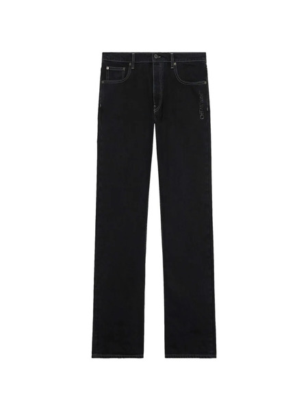  Off-white Straight Jeans - Black 