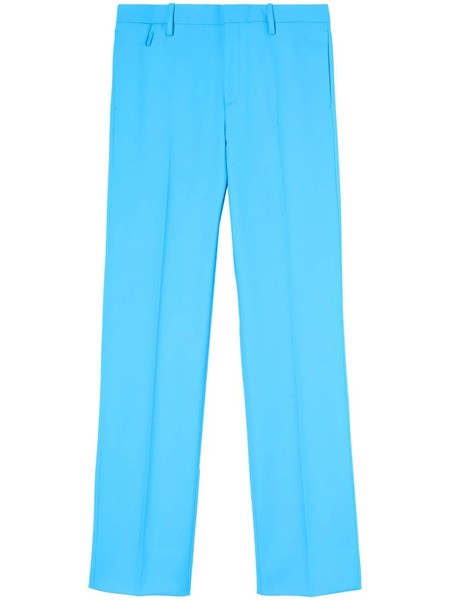 Off-white Straight-leg Tailored Trousers - Blue 