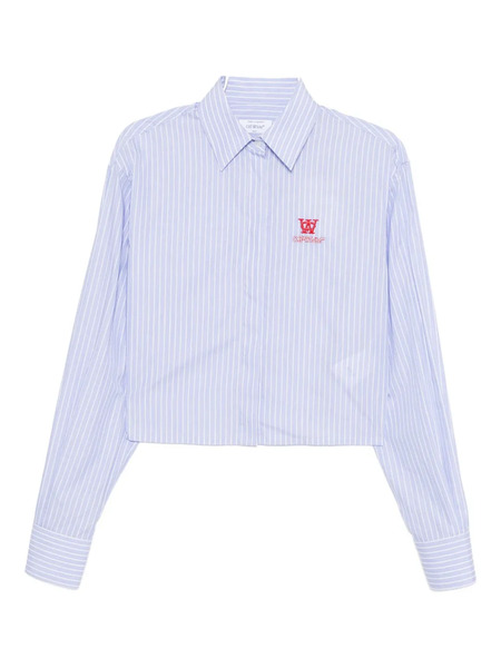  Off-white Striped Shirt - Blue 