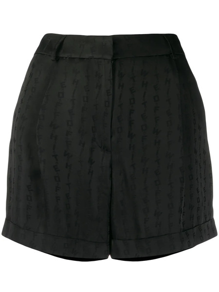  Off-white Tone-on-tone Logo Shorts - Black 