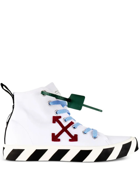  Off-white Vulcanized Arrow Mid-top Sneakers 