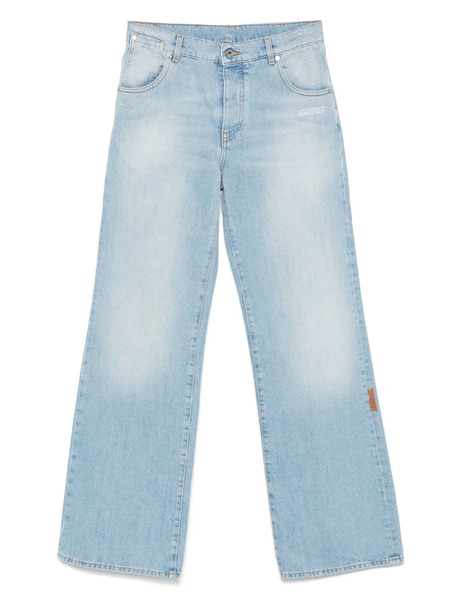  Off-white Wide-leg Jeans - Blue 