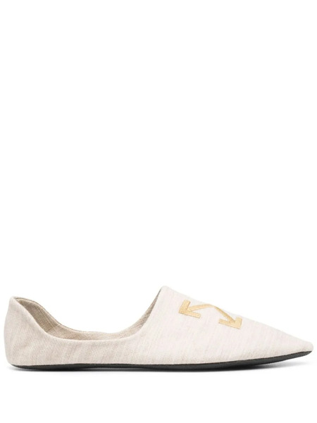 Off-white X Ramadan Home Embroidered Cross Shoes - Neutrals 