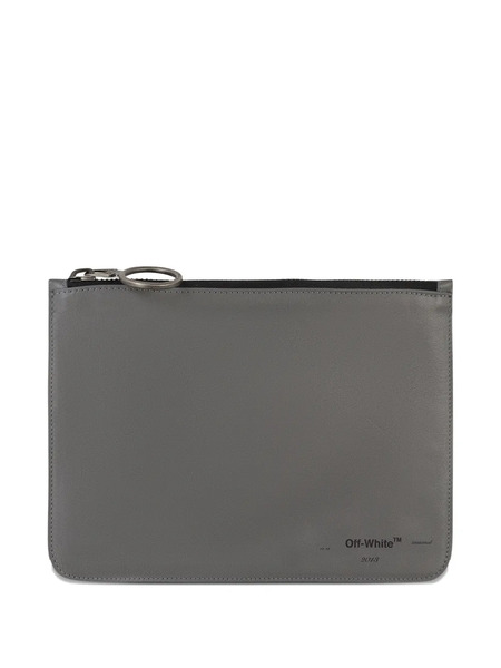  Off-white Zip Wallet - Grey 