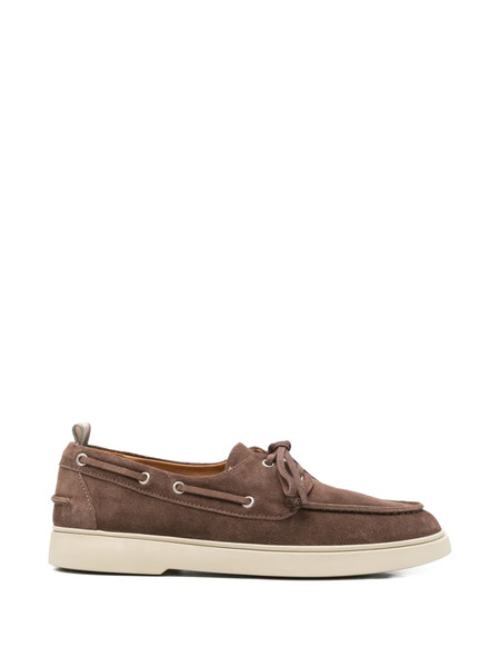 Officine Creative Bones Boat Shoes - Brown 