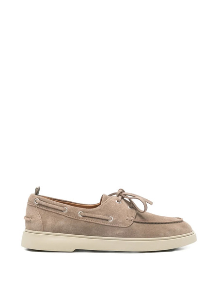  Officine Creative Bones Lace-up Boat Shoes - Neutrals 