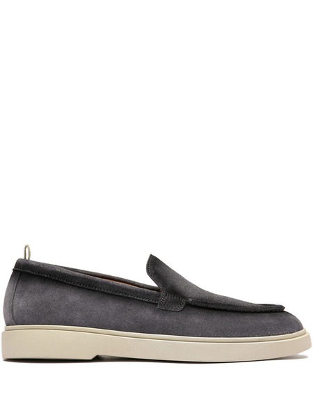  Officine Creative Bones 101 Suede Loafers - Blue 