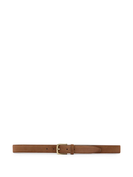  Officine Creative Buckle Leather Belt - Brown 