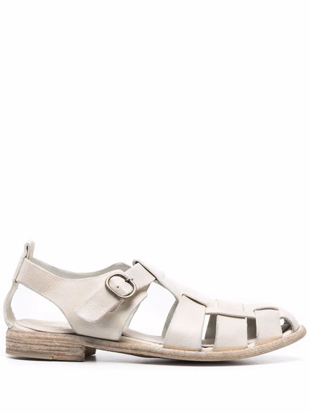  Officine Creative Caged Leather Sandals - Neutrals 