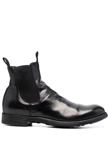  Officine Creative Chronic Patent Ankle Boots - Black 
