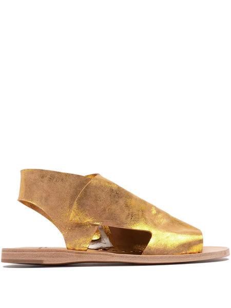  Officine Creative Itaca Zip Sandals - Gold 