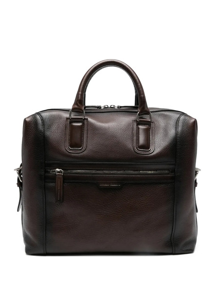  Officine Creative Jules 007 Briefcase - Brown 