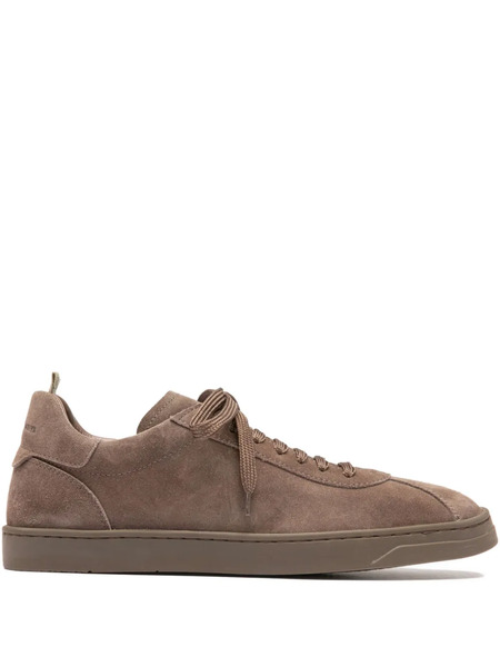  Officine Creative Karma Lace-up Suede Sneakers - Brown 