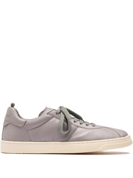  Officine Creative Karma Leather Lace-up Sneakers - Grey 