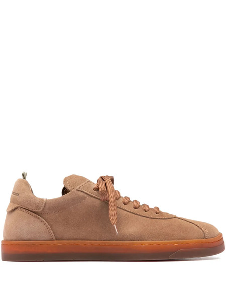  Officine Creative Karma Suede Lace-up Sneakers - Brown 