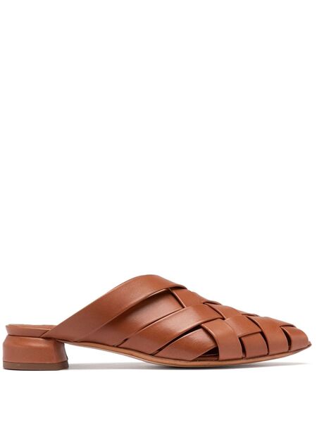  Officine Creative Leather Mules - Brown 