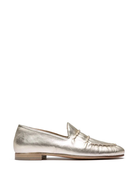  Officine Creative Oliver Round-toe Loafers - Gold 