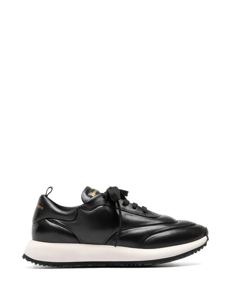  Officine Creative Solstice 101 Leather Sneakers - Black 