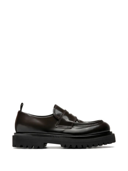  Officine Creative Wisal 001 Lug-sole Leather Loafers - Brown 