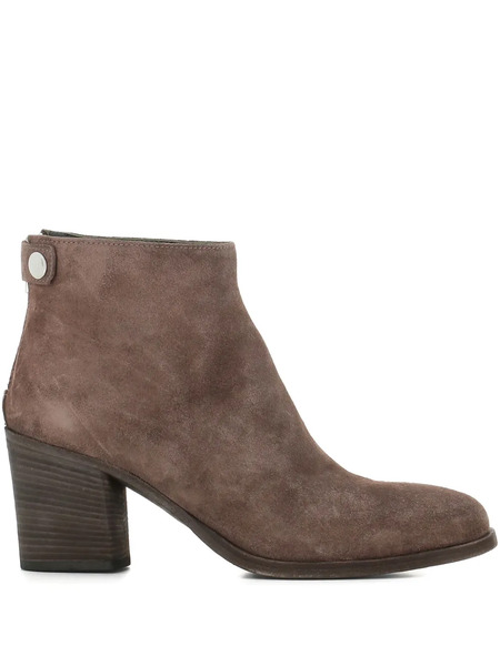  Officine Creative Zip-detail Block-heel Ankle Boots - Brown 