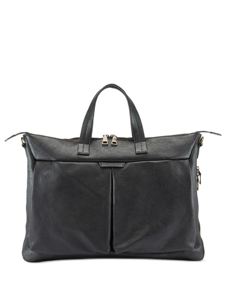  Officine Creative Zip Leather Backpack - Black 
