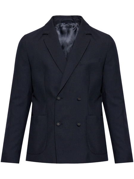  Officine Generale Double-breasted Blazer - Blue 