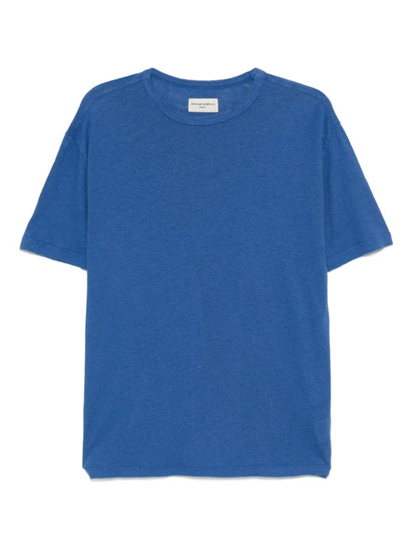 Officine Generale Garment-dyed T-shirt - Blue 