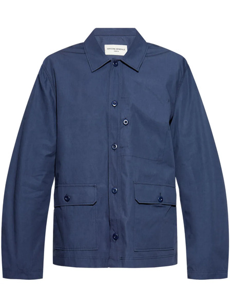  Officine Generale Gibson Shirt Jacket - Blue 