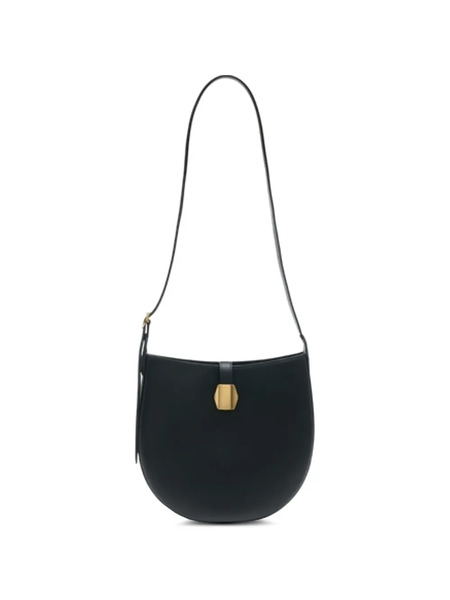 Officine Generale Hobo Adjustable-strap Leather Shoulder Bag - Black 