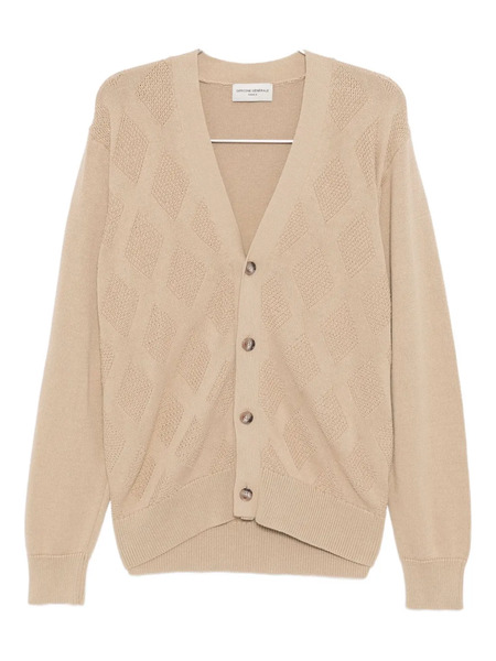  Officine Generale Miles Cotton Cardigan - Neutrals 